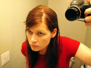 Air-drying Hair, No 'Poo Day Three