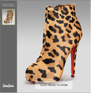 Louboutin Leopard Print Boots