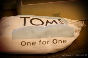 TOMS shoe protector bag